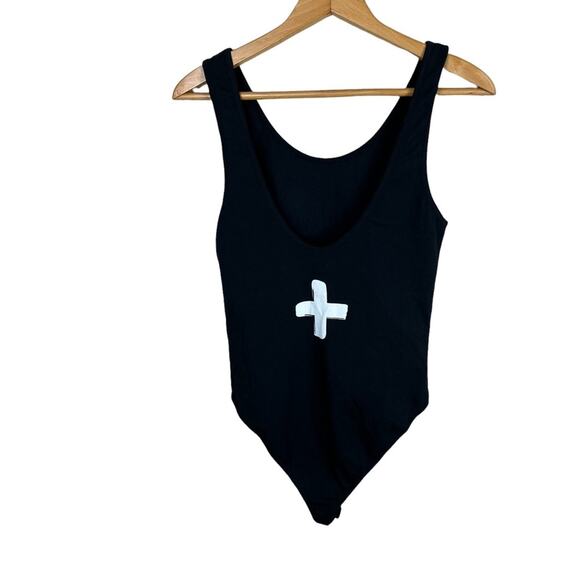 New Life is Beautiful Heart Scoop Neck Bodysuit Women's 6 - Picture 3 of 3